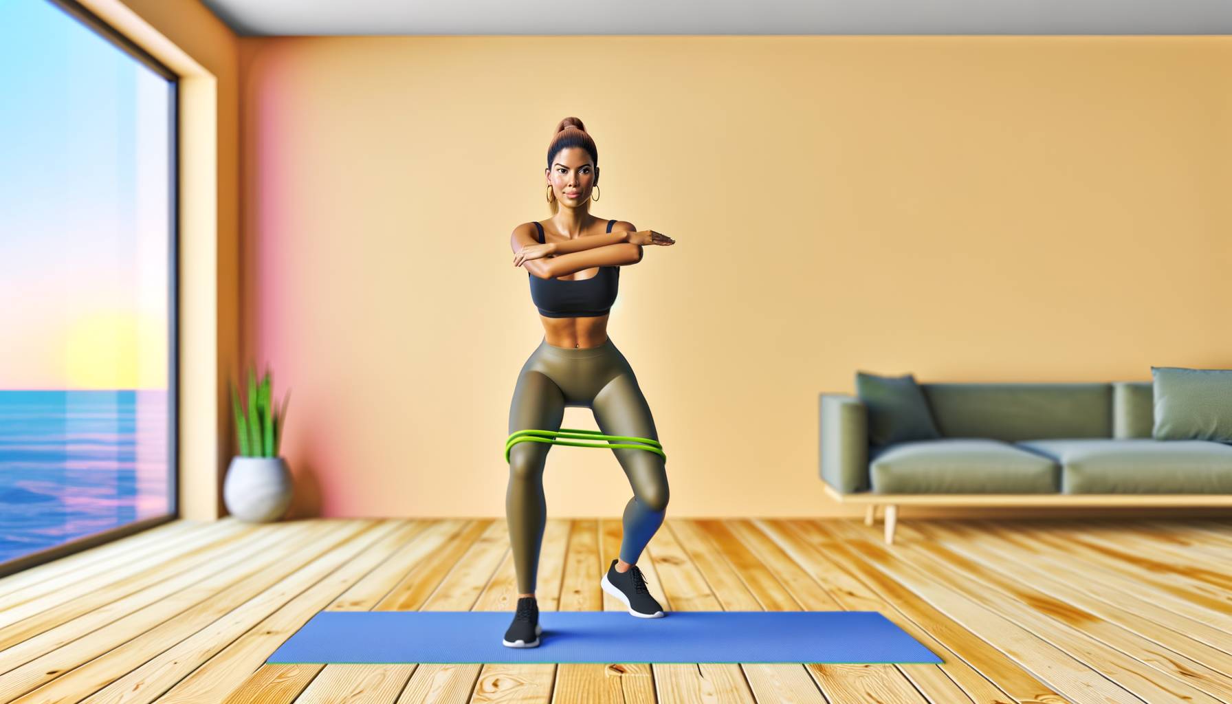 Entrenamiento con bandas elásticas: ejercicios sencillos para tonificar todo el cuerpo en casa