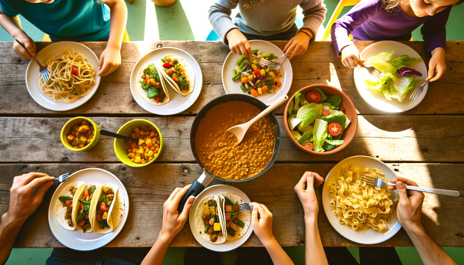 Recetas vegetarianas sencillas para toda la familia: platos equilibrados y fáciles de preparar